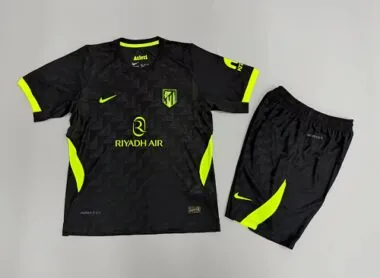 Kids kit Atletico Madrid 2026/27 Away Player Version Soccer Jersey Size 16-28