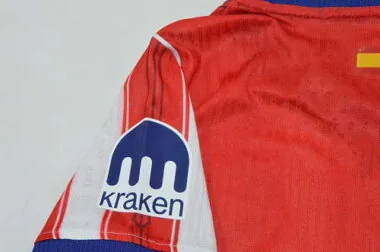 Kids Kit Atletico Madrid 2026/27 Home Player Version Soccer Jersey (Size 16-28)