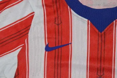 Kids Kit Atletico Madrid 2026/27 Home Player Version Soccer Jersey (Size 16-28)