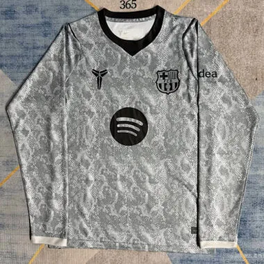Barcelona 2026/27 Gray Goalkeeper Long Sleeve Jersey Size S-4XL