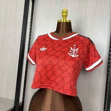 Women#039;s 2026/27 Flamengo Second Away Crop Jersey S-XXL