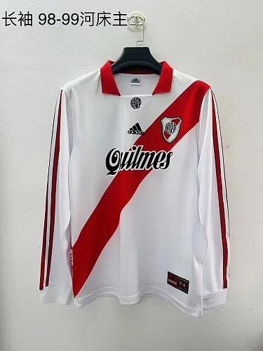 River Plate 1998/99 Home Long Sleeve Retro Jersey S-2XL