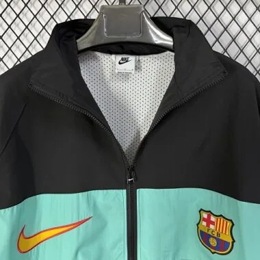 Barcelona 2026/27 Black and Blue Retro Windbreaker (S-2XL)
