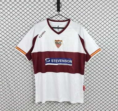 Sevilla 2005/06 UEFA Cup White Retro Jersey S-2XL
