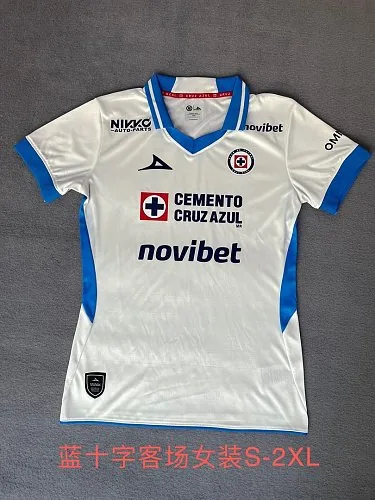 Cruz Azul 2026/27 Away Jersey for Women S-2XL