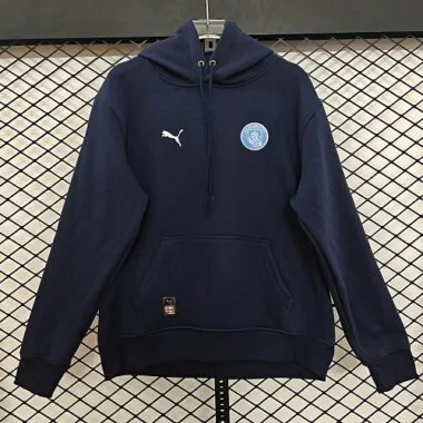 Manchester City 2026/27 Black Gold Crest Hoodie (S-2XL)