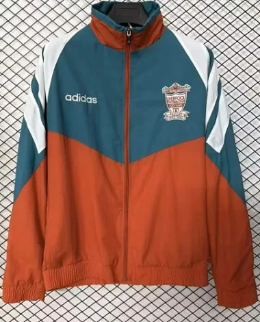 Liverpool 1993 Orange and Green Retro Windbreaker S-2XL