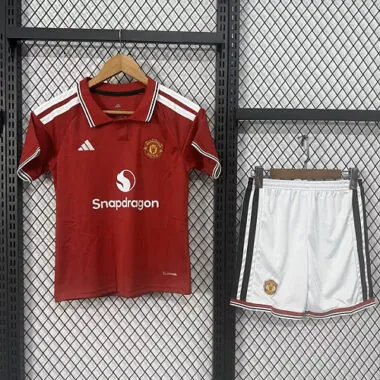 Manchester United 2026/27 Home Jersey and Shorts Set S-2XL