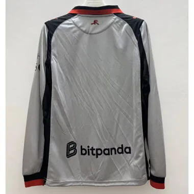 AC Milan 2025/26 Gray Fourth Long Sleeve Jersey (S-2XL)