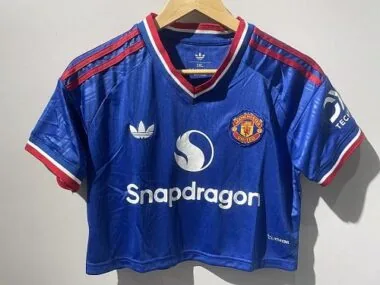 Manchester United 2026/27 Away Crop Top Jersey for Women S-2XL