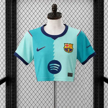 Barcelona 2026/27 Third Crop Top Jersey for Women S-2XL