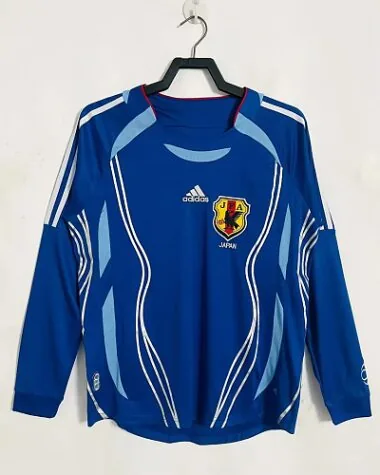 Japan 2006 Home Long Sleeve Retro Jersey S-2XL
