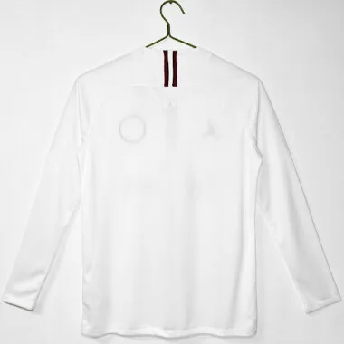 Paris Saint-Germain 2018/19 Champions League White Long Sleeve Retro Jersey (S-2XL)