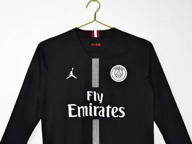 Paris Saint-Germain 2018/19 Champions League Black Long Sleeve Retro Jersey (S-2XL)