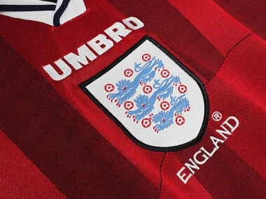 England 1998 Away Long Sleeve Retro Jersey (S-2XL)
