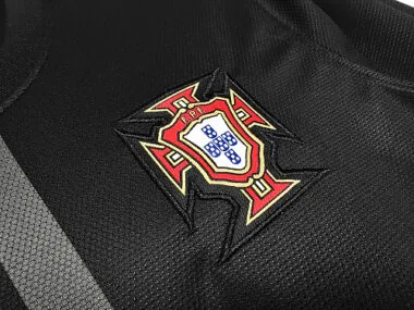 Portugal 2012 Away Black Long Sleeve Retro Jersey (S-2XL)