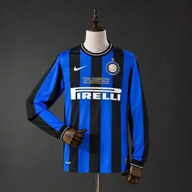 Inter Milan 2009/10 Home Long Sleeve Retro Jersey S-XXL