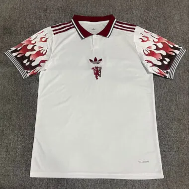 Manchester United 2026/27 White Flame Polo Shirt S-2XL
