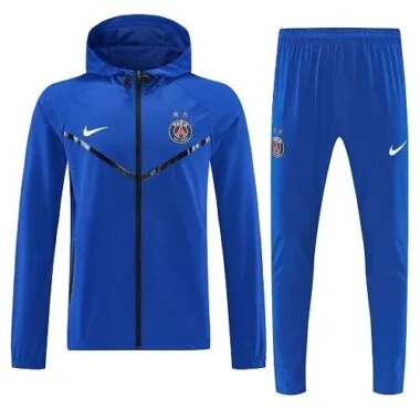 Paris Saint-Germain 2026/27 Blue Windbreaker Suit S-2XL