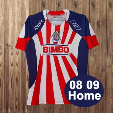 Chivas Guadalajara 2008/09 Home Retro Jersey S-2XL