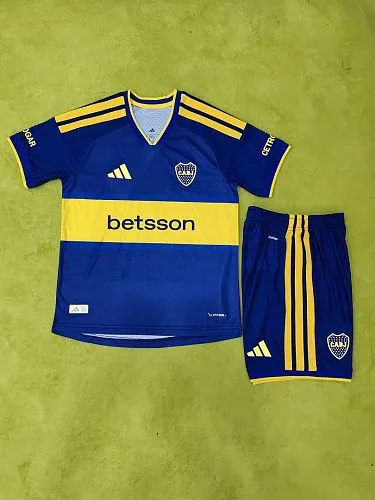 Boca Juniors 2026/27 Home Player Version Kids Kit 16-28