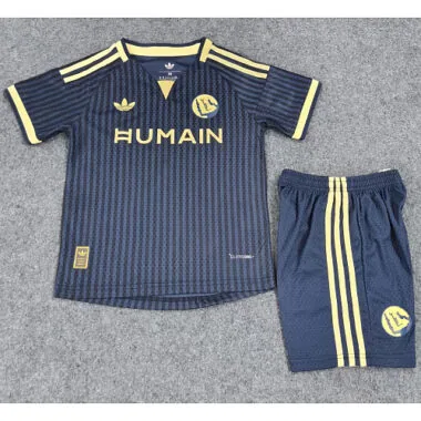 Saudi Al Nassr 2026/27 Ronaldo Away Player Version Kids Kit 16-28