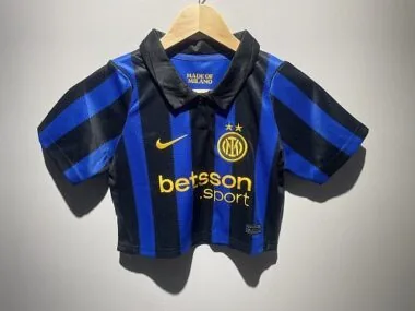 Inter Milan 2026/27 Home Crop Top Jersey for Women S-2XL