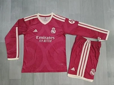 Real Madrid 2026/27 Third Long Sleeve Kids Kit 16-28