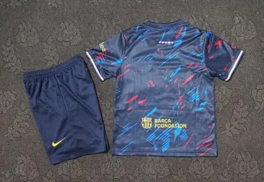 Barcelona 2026/27 Dark Blue Training Kids Kit 16-28