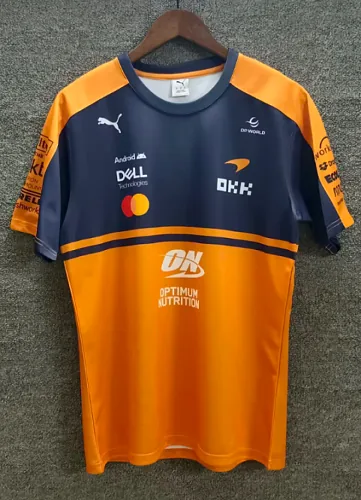 McLaren F1 2026 Orange and Dark Blue Team Shirt S-5XL