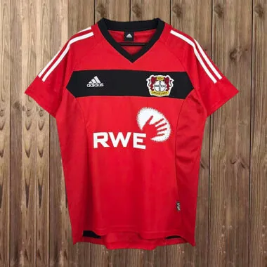Bayer Leverkusen 2002/04 Home Retro Jersey (S-2XL)