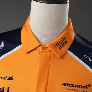 McLaren F1 2025 Orange Polo Shirt S-5XL