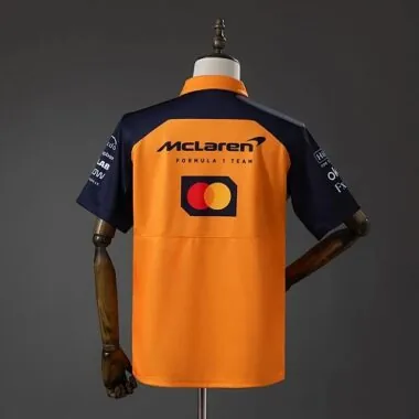 McLaren F1 2025 Orange Polo Shirt S-5XL