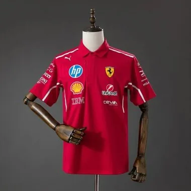 Ferrari F1 2025 Red Polo Shirt S-5XL