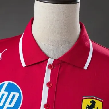Ferrari F1 2025 Red Knitted Polo Shirt S-5XL