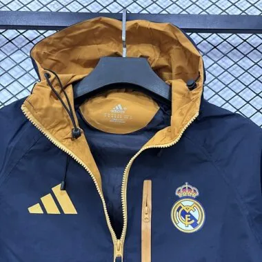 Real Madrid 2026/27 Dark Blue Windbreaker (S-3XL)