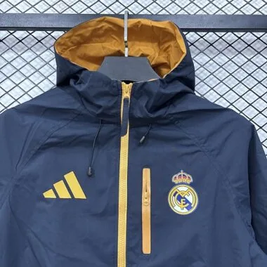 Real Madrid 2026/27 Dark Blue Windbreaker (S-3XL)