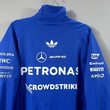 Mercedes F1 2026 Blue Windbreaker (S-3XL)