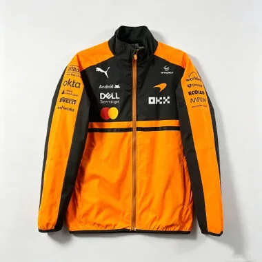 McLaren F1 2026 Orange and Black Windbreaker S-3XL