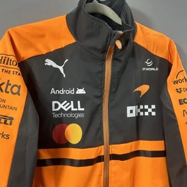 McLaren F1 2026 Orange and Black Windbreaker (S-3XL)