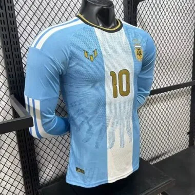 Argentina 2026 Messi Farewell Commemorative Long Sleeve Player Version Jersey (S-2XL)