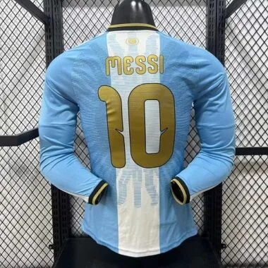 Argentina 2026 Messi Farewell Commemorative Long Sleeve Player Version Jersey (S-2XL)