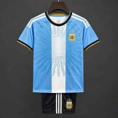 Argentina 2026 Messi Farewell Commemorative Kids Kit 16-28