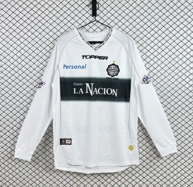 Retro Club Olimpia Asunción 2002 Home Long Sleeve Soccer jersey Size S-2XL