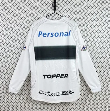 Retro Club Olimpia Asunción 2002 Home Long Sleeve Jersey (S-2XL)