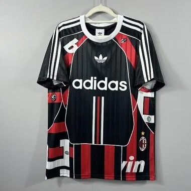 AC Milan 2026/27 Black And Red Training Jersey S-2XL