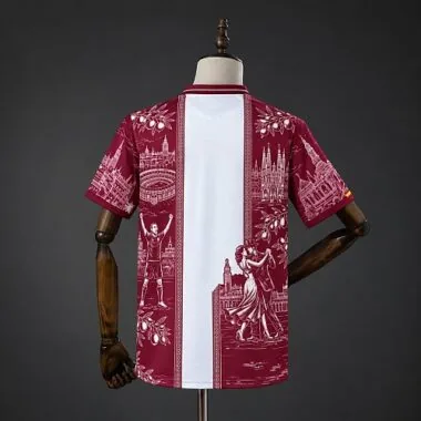 Spain 2026 Red and White Polo (S-XXL)