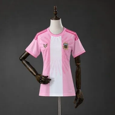 Women#039;s Argentina 2026 Commemorative Pink Jersey S-XXL
