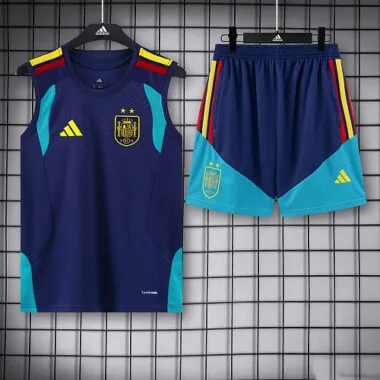 Two Stars Spain 202026 Dark Blue Vest Suit Size S-2XL
