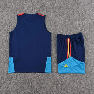 Two Stars Spain 202026 Dark Blue Vest Suit (S-2XL)